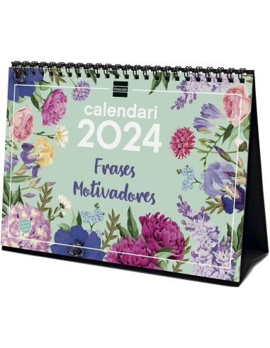 CALENDARIO SOBREM FRASES MOTIVAD 2024 CAT FINOCAM *LIQUIDACI