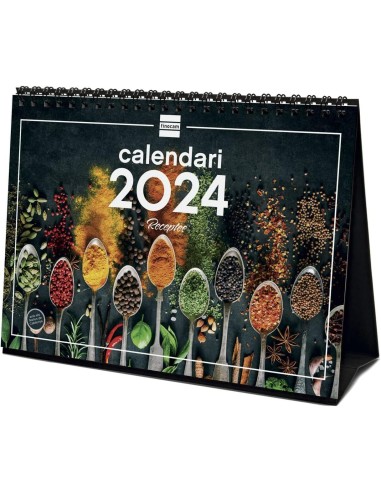 CALENDARIO SOBREMESA RECETAS 2024 CAT FINOCAM **LIQUIDACIÓN