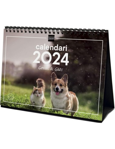 CALENDARIO SOBREM PERROS/GATOS 2024 CAT FINOCAM *LIQUIDACIÓN