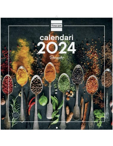 CALENDARIO PARED ESCRIBIR 30x30 RECETAS CAT FINOCAM *LIQUIDA