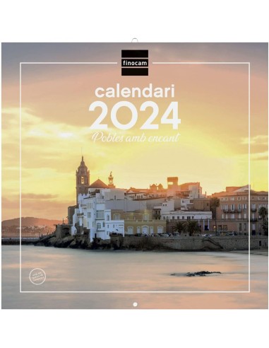 CALENDARIO PARED ESCRIBIR 30x30 PUEB.ENCAN CAT FINOCAM *LIQU