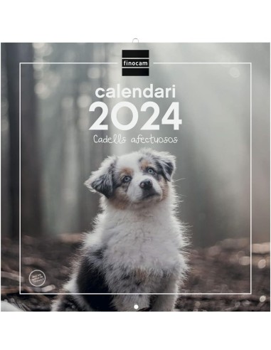 CALENDARIO PARET ESCR 30x30 CACHORROS 2024 CAT FINOC *LIQUID