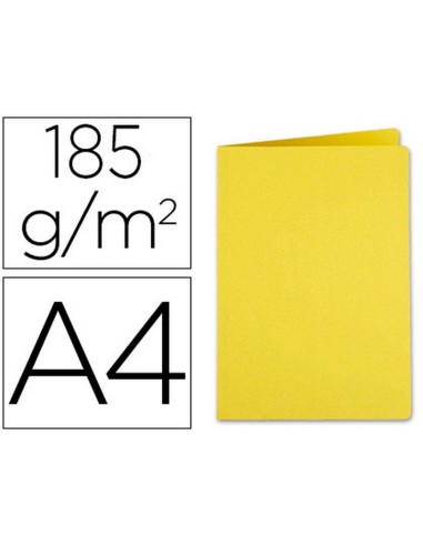 SUBCARPETA LIDERPAPEL A4 185GR AMARILLO INTENSO