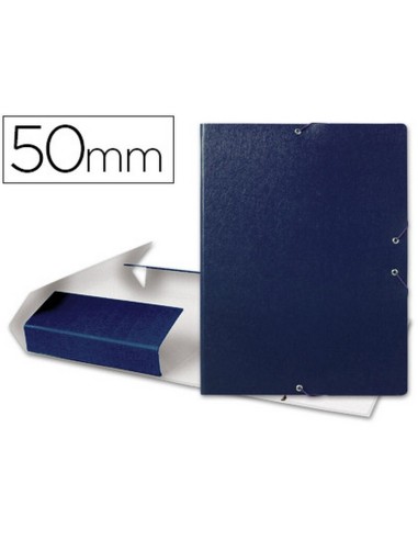 CARPETA PROYECTOS FOLIO 50MM AZUL LIDERPAPEL