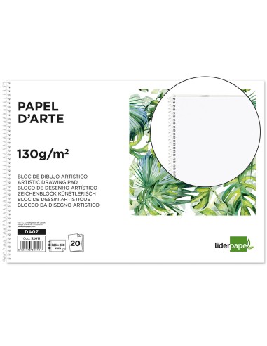 BLOC DIBUJO ARTISTICO LIDERPAPEL 130GR