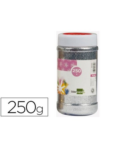 PURPURINA PLATA 250GR LIDERPAPEL