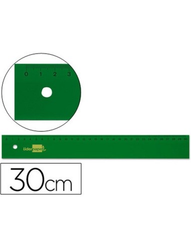 REGLA LIDERPAPEL 30CM. ACRILICA