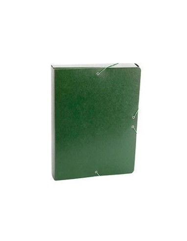 CARPETA DE PROYECTOS 70MM CARTÓN GOMAS VERDE FABRISA