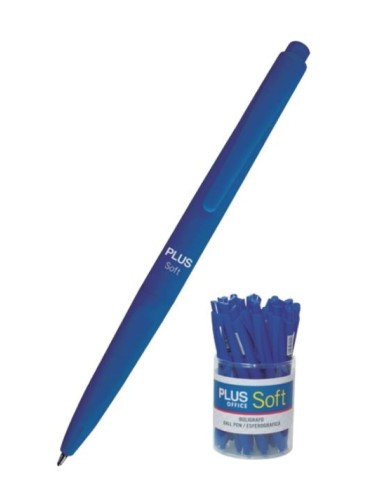 BOLIGRAFO AZUL PLUS SOFT OFFICE