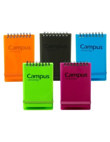 BLOC ESPIRAL DIN A7 CAMPUS 60 HOJAS 70GR CUADRICULA 4x4