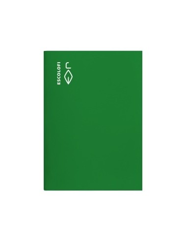 LIBRETA GRAPADA FOLIO MONTESSORI 3,5 MARGEN 50H VERDE ESCOLO