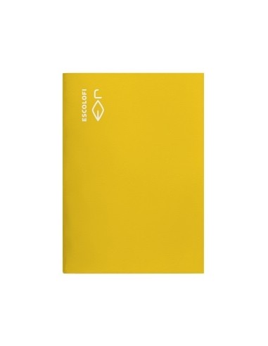 LIBRETA GRAPADA DIN A4 HZTAL MG 50H 70GR AMARILLO ESCOLOFI