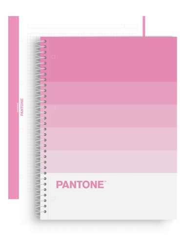 LIBRETA NOTEBOOK PANTONE SWEET ROSA 5x5 ESCOLOFI