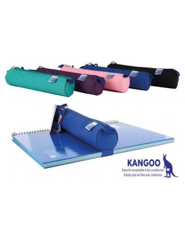 ESTUCHE REDONDO KANGOO PEQUEÑO OXFORD CON GOMA PARA CARPETAS