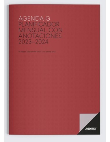 AGENDA G ADDITIO 16 MESES SEPTIEMBRE 2023/DICIEMBRE 2024 *LI