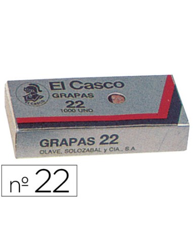 GRAPAS CASCO 22/6 GALVANITZADES N.22