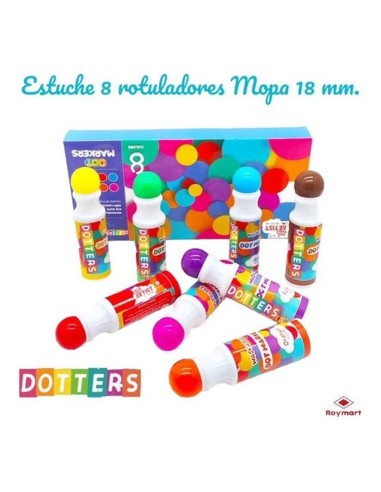 ESTUCHE 8 COLORES DOTTERS MOPA 8 COLORES ALEX BOG