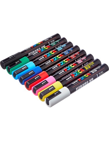 ESTUCHE BASIC 8 COLORES PC5M POSCA