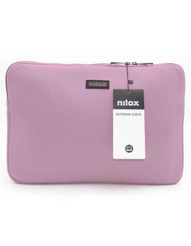 FUNDA PORTÁTIL NILOX COLOR  SLEEVE DE 14'1" COLOR ROSA.