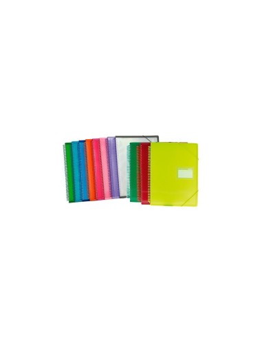 CARPETA 40 FUNDAS ESPIRAL A4 COLORLINE