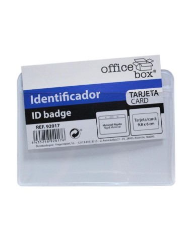 IDENTIFICADOR COLGANTE APAISADO 60x98MM OFFICE BOX