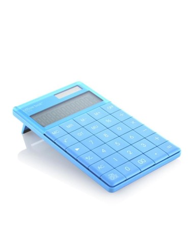 CALCULADORA SOBREMESA PLANA LT-D12 AZUL 12D OFFICE BOX