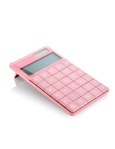 CALCULADORA SOBREMESA PLANA LT-D12 ROSA 12D OFFICE BOX