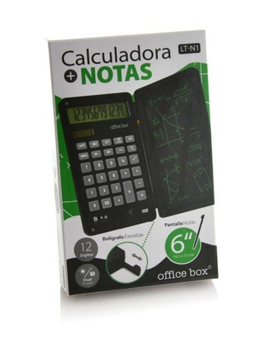 CALCULADORA 12 DIGITOS + NOTAS LT-N1 OFFICE BOX