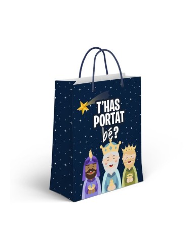 BOLSA REGALO REYES MAGOS L 26x10x32