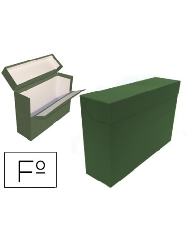 CAJA DE TRANSFERENCIA MARIOLA Fº DOBLE LOMO 20CM VERDE