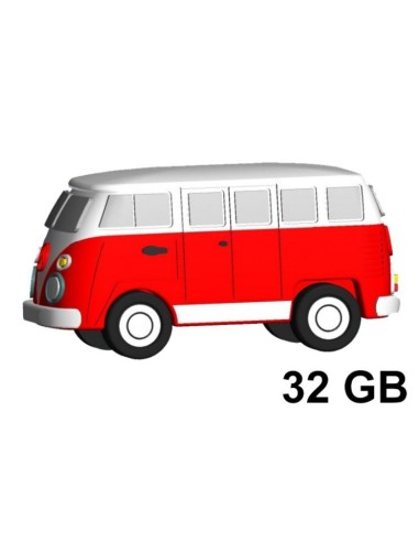 PENDRIVE 32GB 2.0 HIPPY VAN TECHONETECH