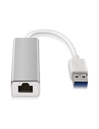 CONVERSOR USB-A 3.0 A ETHERNET GIGAB.10/100/1000 15CM BLANCO