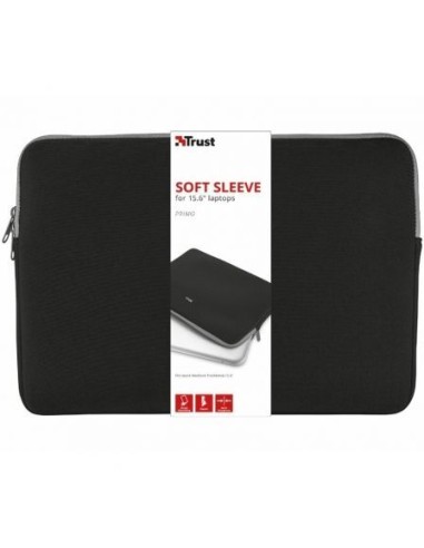 FUNDA PORTATIL TRUST NEGRA 15,6" NEOPRENO