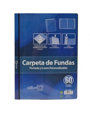 CARPETA 60 FUNDAS PERSONALIZABLE OFFICE BOX