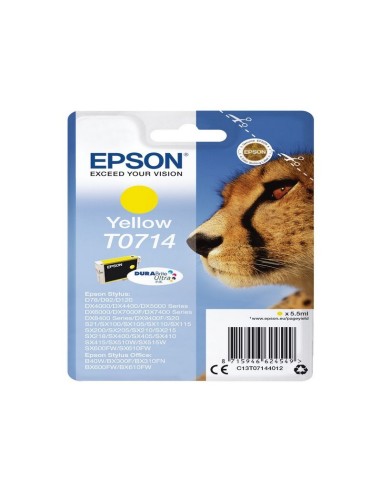 CARTUCHO EPSON AMARILLO D78/DX4000 T0714