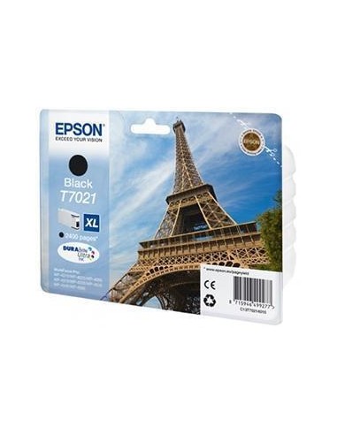 CARTUTX EPSON NEGRE T7021 XL 2400 PÀG. WP-4000/4500