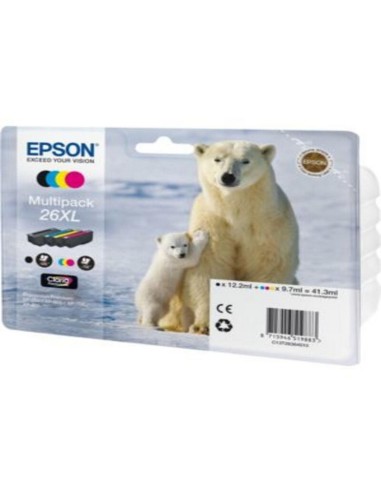 PACK 4 CARTUCHOS EPSON 26XL