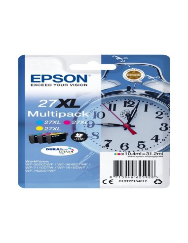 PACK 3 COLORES 27XL EPSON WF