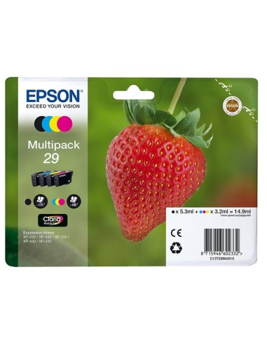 PACK 4 CARTUCHOS EPSON XP235 Nº 29