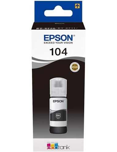 TANQUE NEGRO EPSON ECOTANK N.º 104