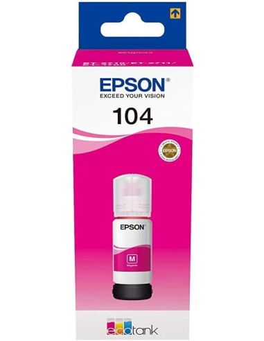 TANQUE MAGENTA EPSON ECOTANK N.º 104