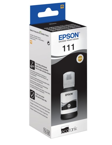 TINTA EPSON ECOTANK NEGRA 111BK ET-MX1XX