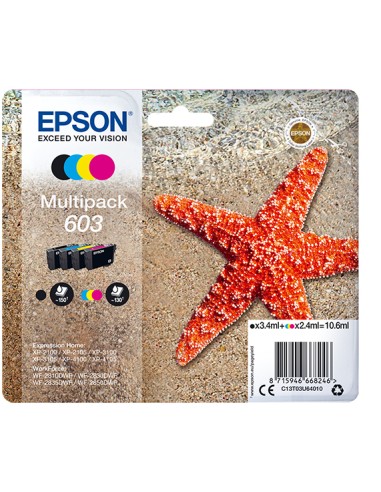 CARTUCHO EPSON 603 PACK 4 COLORES