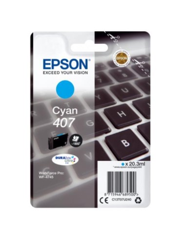 CARTUCHO EPSON 407 CYAN WF4745