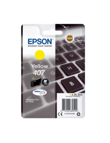 CARTUCHO EPSON 407 AMARILLO WF4745