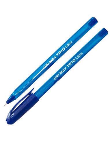 BOLIGRAFO PLUS OFFICE TRIO AZUL 1.0MM