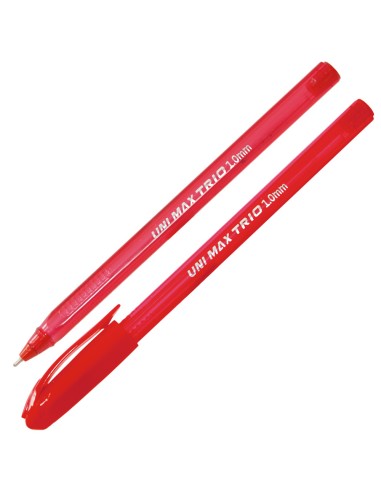 BOLIGRAFO PLUS OFFICE TRIO ROJO 1.0MM