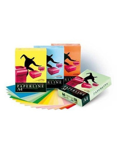 PAPEL COLOR CREMA PAPERLINE DIN A4 80 GR PAQUETE 500 HOJAS