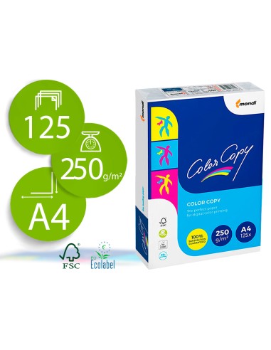 PAPEL BLANCO COLORCOPY 250GR A4 P125