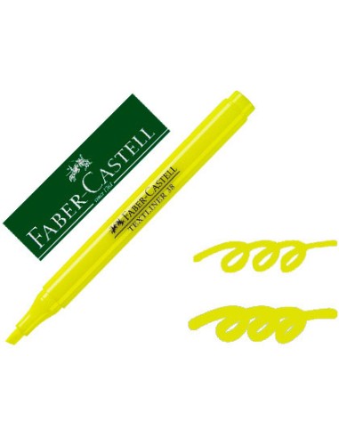 MARCADOR FLUORESCENTE FABER CASTELL TEXTLINER 38 AMARILLO